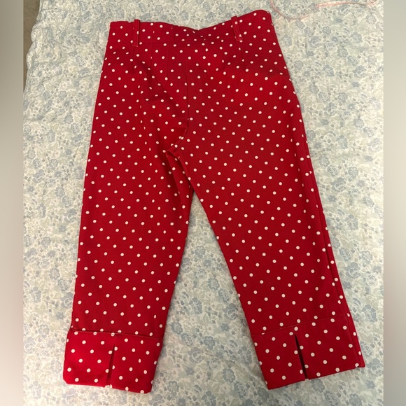 Free People Red and White Polka Dot Capris - Picture 6 of 8